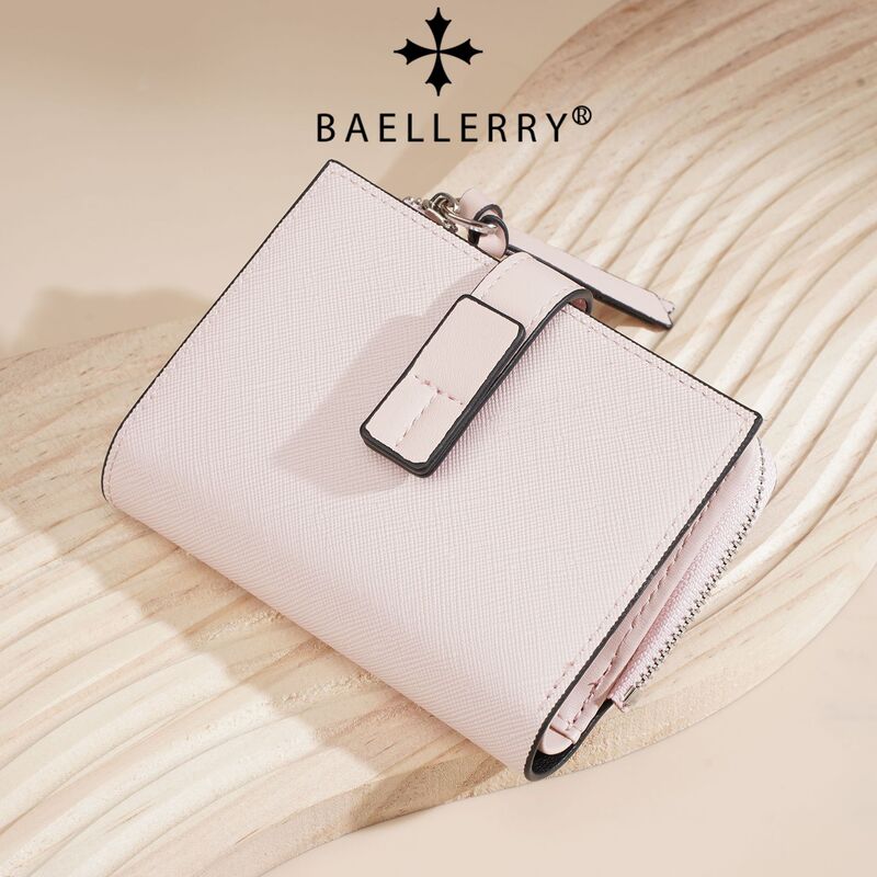 Cross-Border Women's Wallet Short European and American Wallet Clutch Bag Contrasting Color Fashion Zipper Multi-Functional Snap Card Holder Wholesale Cross-Border Women's Wallet Short European and American Wallet Clutch Bag Contrasting Color Fashion Zipper Multi-Functional Snap Card Holder Wholesale