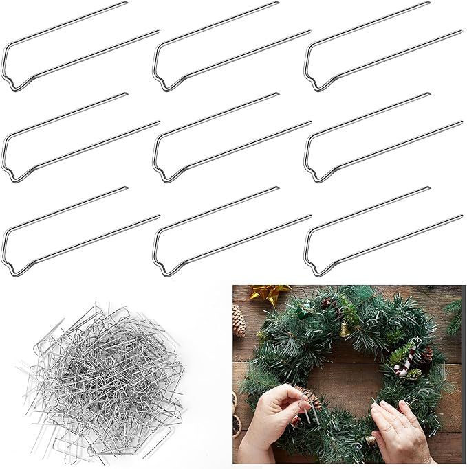Small Box Packaging Galvanized M-Shaped Flower Arranging Needle Floral Tools Fixing Needle Plant Landscaping Wreath Making Flower Arrangement Tools