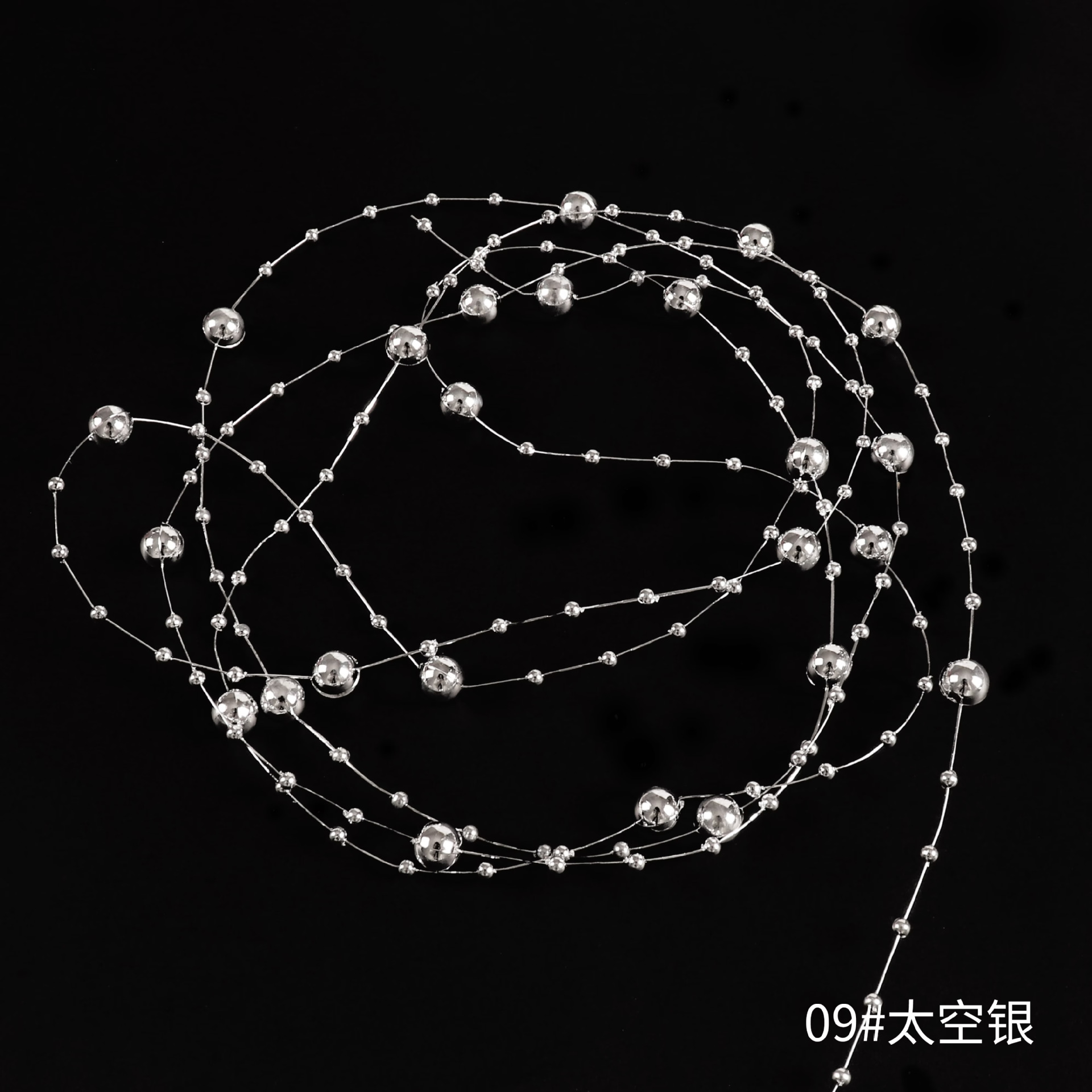 Día de san valentín ramo de cadena de perlas de imitación con cuentas flor accesorios de embalaje material decorativo bricolaje joyería de perlas florales