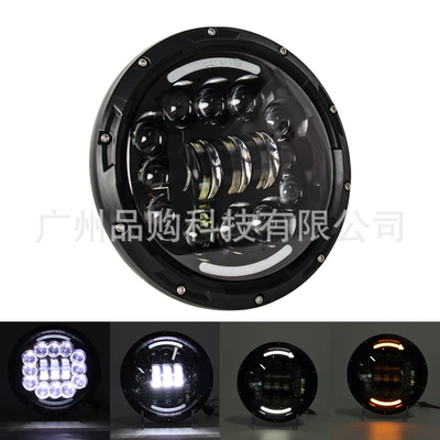 Ön faralar – 7 inch led headlight Wrangler - i-7-inch-silver-plus-5-yuan-one