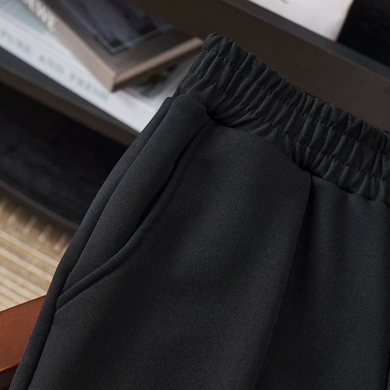 Winter extra large fitted trousers, plus size, high waist