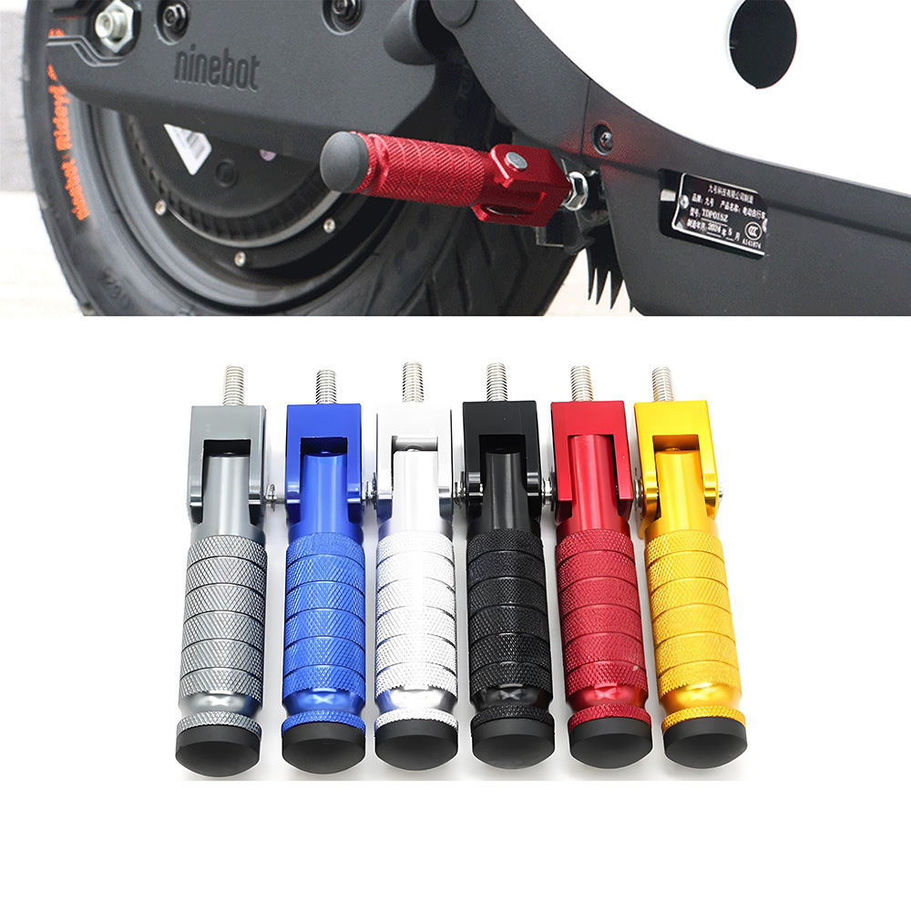 Motorcycle accessories: Aluminum alloy footrests, modified CNC folding footrests, rear footrests, safety guards, and additional foot pegs