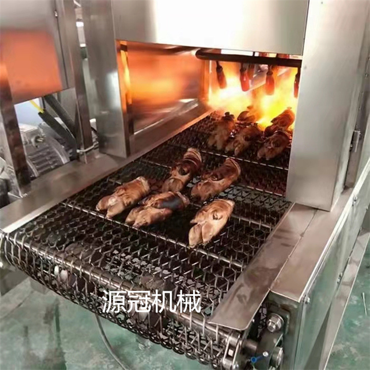羊蹄烧毛机 猪头猪皮燎毛机 猪肘子喷毛机 制造上下喷火去毛设备