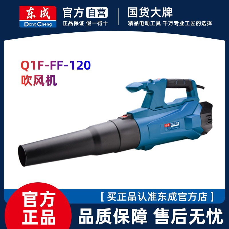 Dongcheng Hair Dryer Ff-120 High-Power 220V Industrial Dust Blower Dust Removal Computer Dongcheng Blower Storm Blower