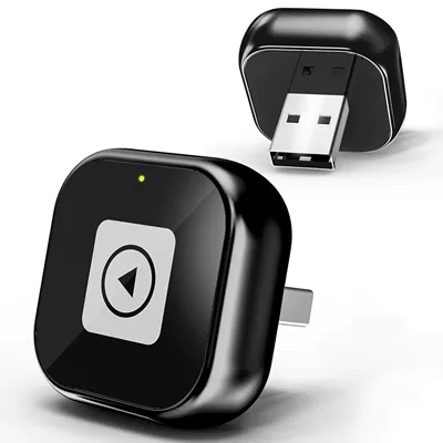 Carplay Wireless Connectivity Box Is Simsiz CarPlay və Android Auto - gunmetal-plated-metal-acrylic-carplay-android-auto-2-in-1-adapter-optimized-for-international-systems