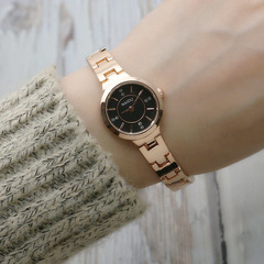 Korean Water Diamond Scale Women's Bracelet Watch, Versatile and Fresh, Fashion Trendy, Sister-in-Law Rose Gold Watch