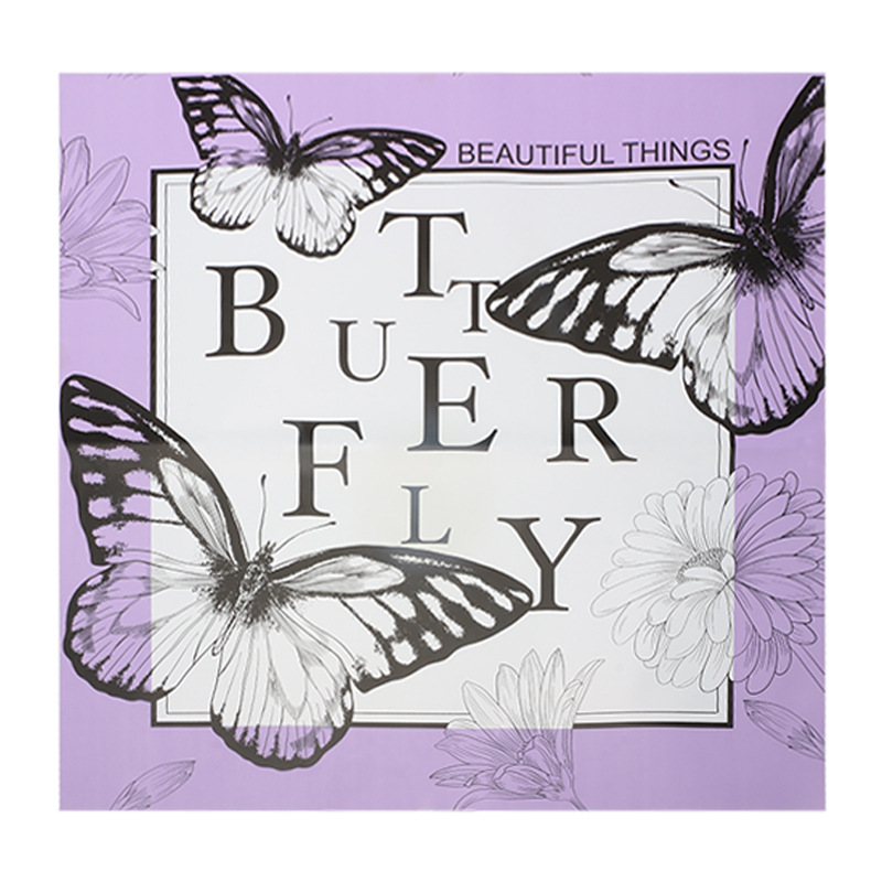 Huaxi Dream Butterfly Paper embalaje de flores comercio exterior transfronterizo al por mayor florista bouquet Ouyaday papel de regalo de flores