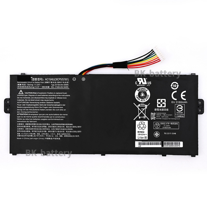 for Acer Acer AC15A3J Chromebook CB3 AC15A8J C738T Laptop Battery