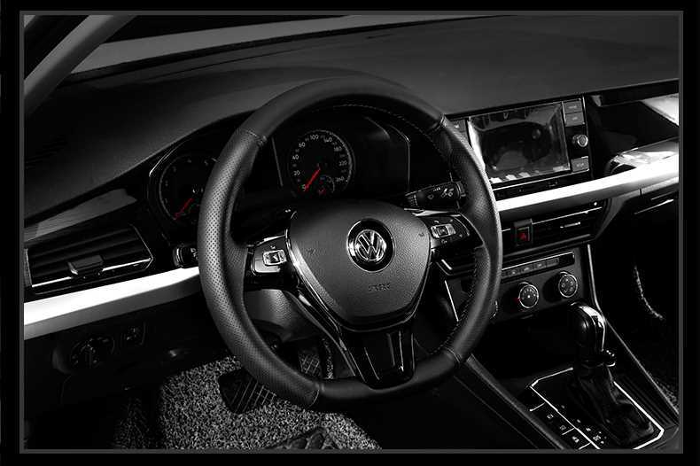 Suitable for Volkswagen LaVida steering wheel cover leather hand-sewn Sagittarius Lingdu Bora Magotan B 8 Pa Sutter Tanyuetu