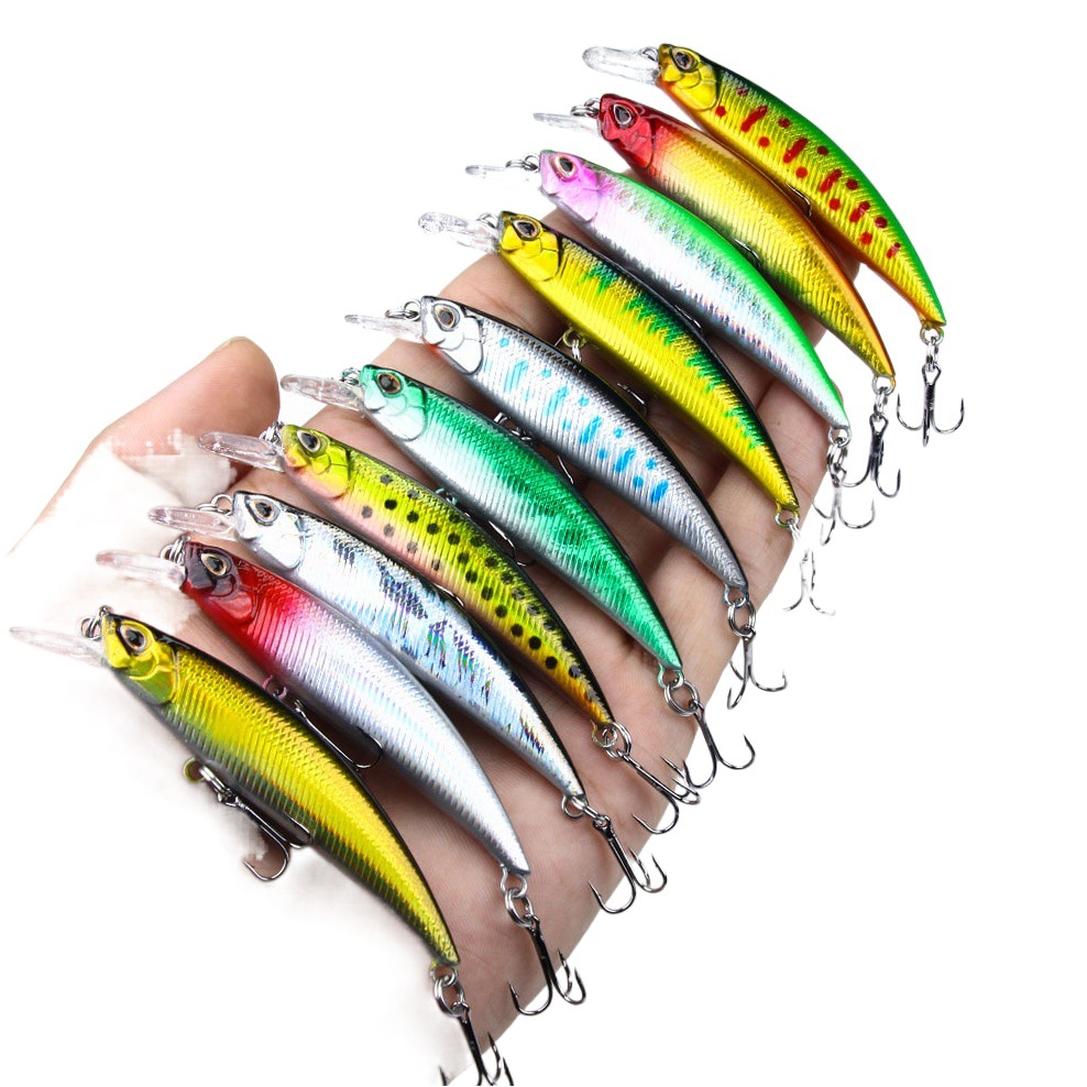 Henjia Nuevo sumergido Mino Luya cebo falso 9g tiro largo Mino Luya cebo de pesca al por mayor cebo de pesca