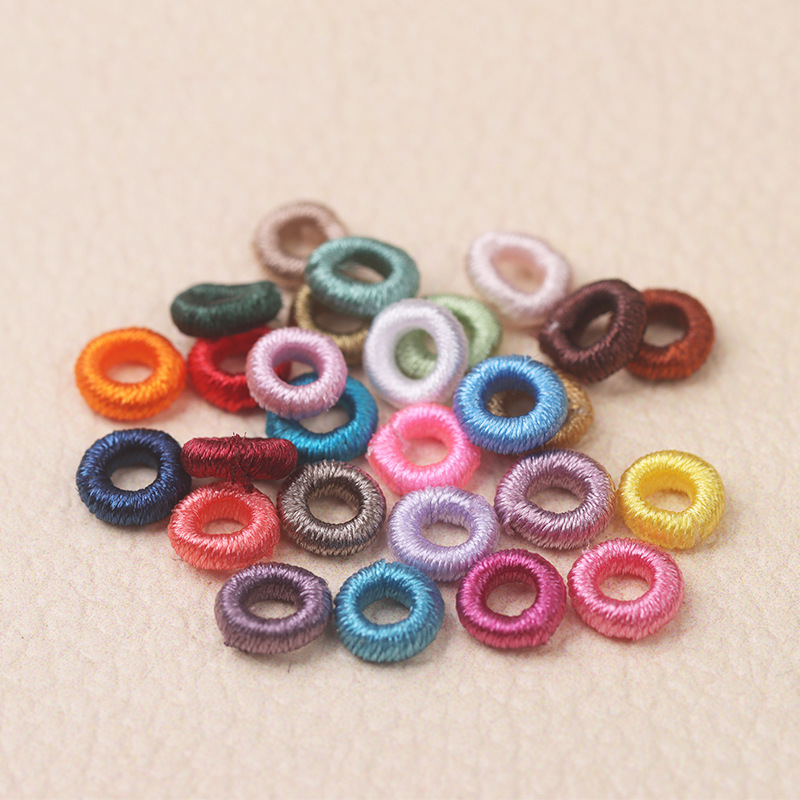 Handmade Seamless Coil DIY Hand Rope Necklace Jewelry Colorful Positioning Ring Accessories Material 6mm Perfect Knot Coil
