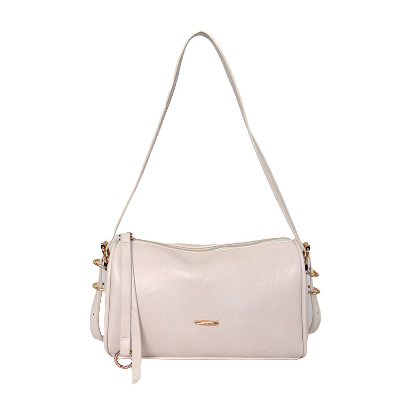 2026 nuevo bolso de brazo simple de color sólido bolso de almohada de viaje de moda moda diaria bolso de hombro