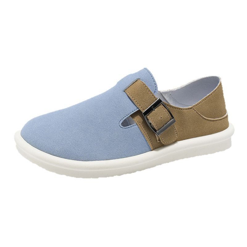 Dép sandal nam nửa gót không quai hậu, thoáng khí mùa hè, đế bằng nhẹ, size lớn 39–47 — BK 502m màu, BK 503m màu, BK 505m màu nâu, BK501 kaki