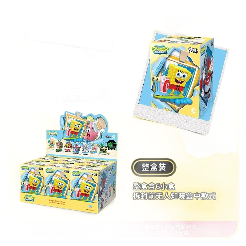 Блайнд-бокс SpongeBob SquarePants серия «Journey Moments», коллекционная фигурка, случайная 1 из 6