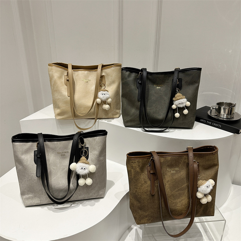 Bolsos para mujer 2024 invierno nuevo estilo este año popular bolso de alta capacidad bolso de hombro de ocio bolso de clase para estudiantes universitarios