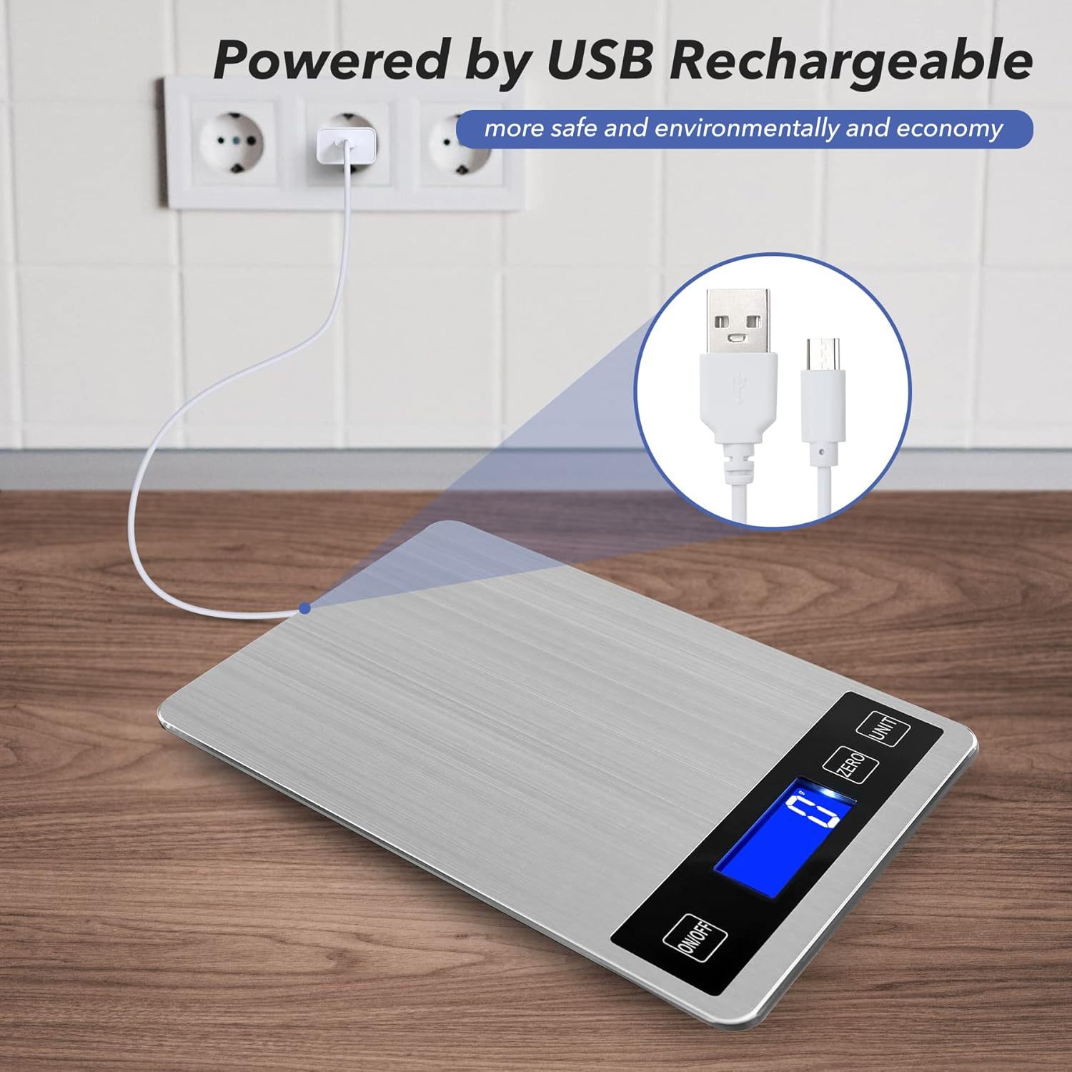 钢化玻璃家用食物厨房烘焙电子秤15kg高精密克秤跨境厂家现货直发