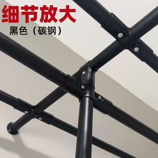 Quilt Simple Modern Home Clothes Hanger Suitcase Storage Rack Cloakroom Metal Wall-Mounted Wardrobe