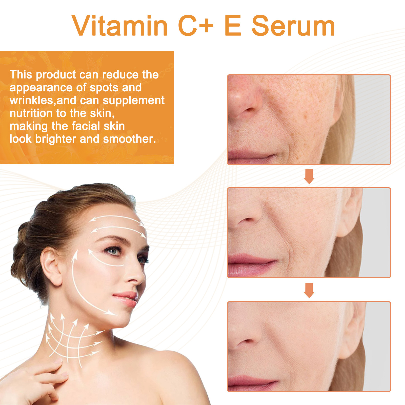 L'essence EELHOE vitamine C + vitamine E peut affaiblir les ridules, hydrater, éclaircir le teint, réparer la peau terne_voghion.com