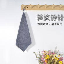 工厂直销超仟维广告礼品毛巾赠品30*30方巾清洁吸水加印logo挂绳