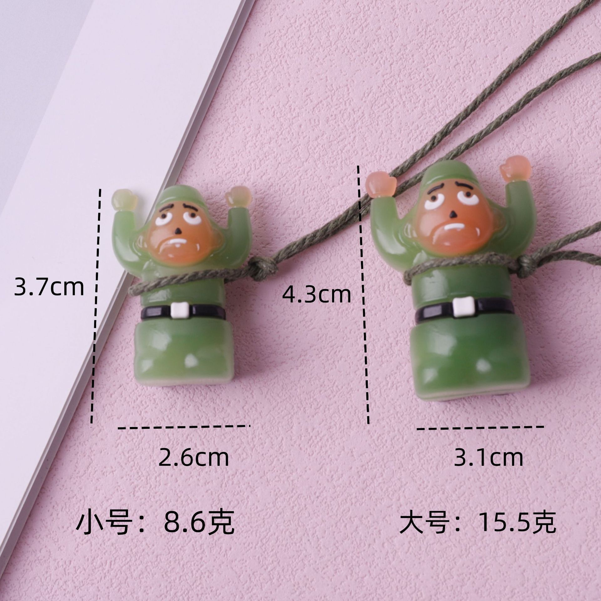 색깔이 변하는 큰 악마 (로프 + opp 가방)