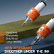 DM Second Generation Tattoo Needle Orange One-piece Needle Disposable Cheyenne Tattoo Eyebrow Tattoo Needle Tattoo Pen Current Meter Needle Cross Border