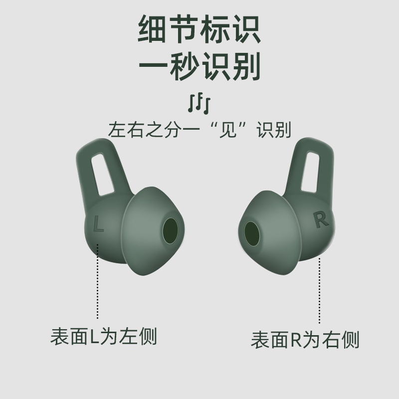 Para Huawei freelace pro auricular inalámbrico de silicona tapones para los oídos Bluetooth earhook earcap funda protectora de silicona