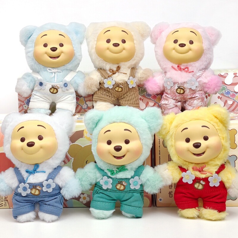 现货TOPTOY小熊维尼噗噗糖果搪胶系列毛绒公仔可爱新年礼物|undefined