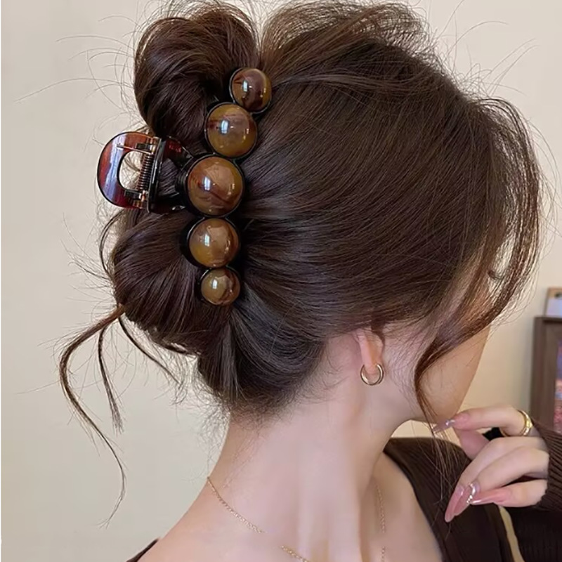 카라멜 비즈 5구슬