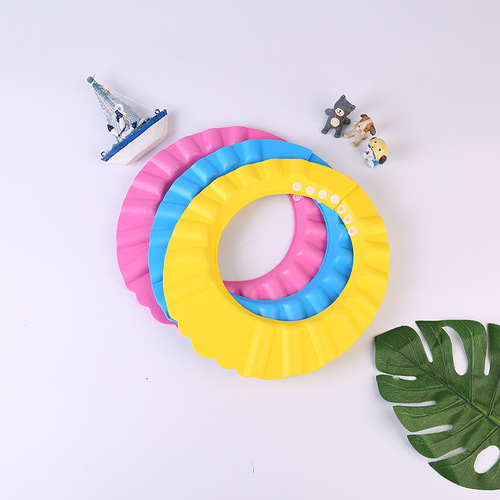 Wholesale Adjustable Kids Shower Cap with Ear Protection for Babies and Toddlers - Baby Shower Hat and Hair Wash Gadget