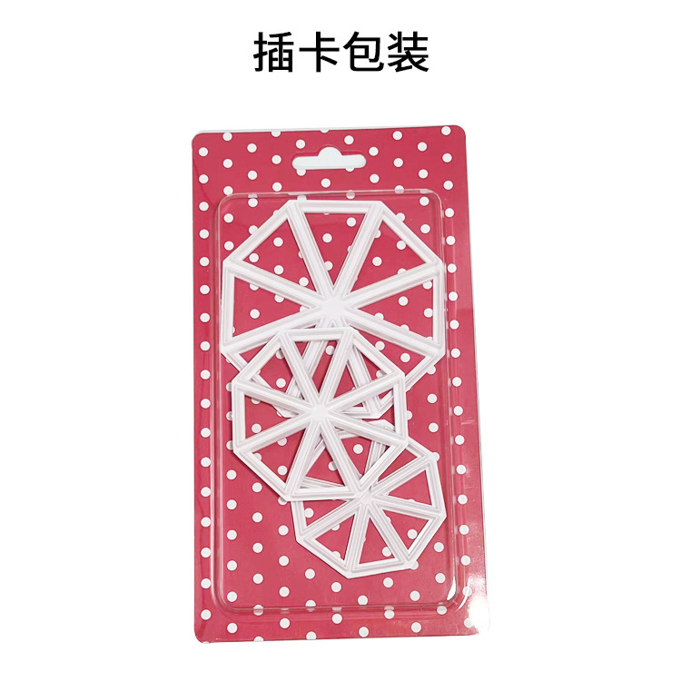 三角形フォンダンシミュレーションケーキベーキングモールドキッチンペストリーツール環境に優しいプラスチックスポット供給メーカー|undefined
