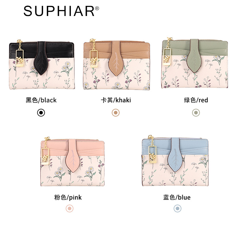 2025 nueva billetera pequeña exquisita, tarjetero, multifuncional, moda coreana, monedero de Amazon, billetera corta