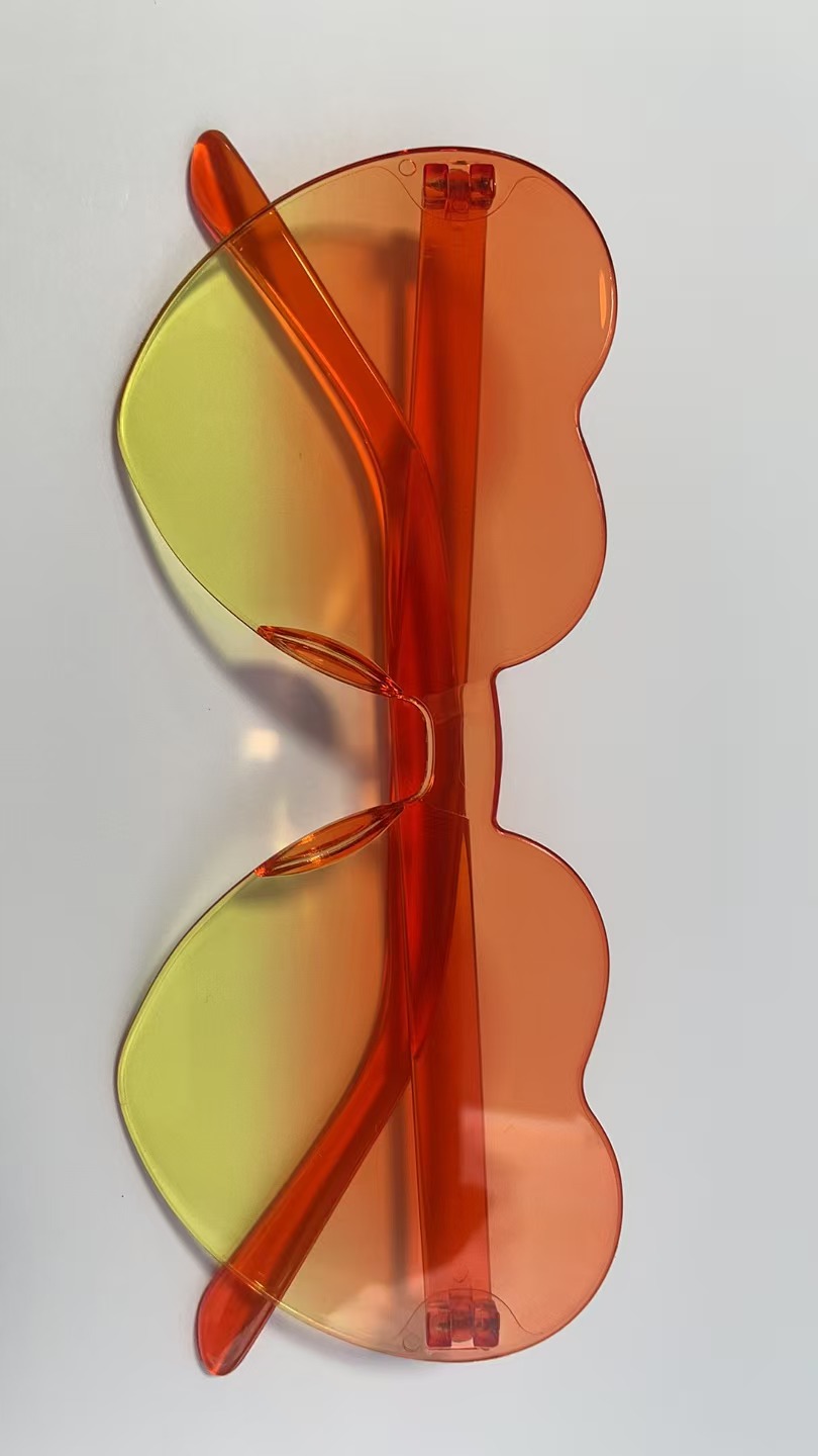 Orange and lower yellow