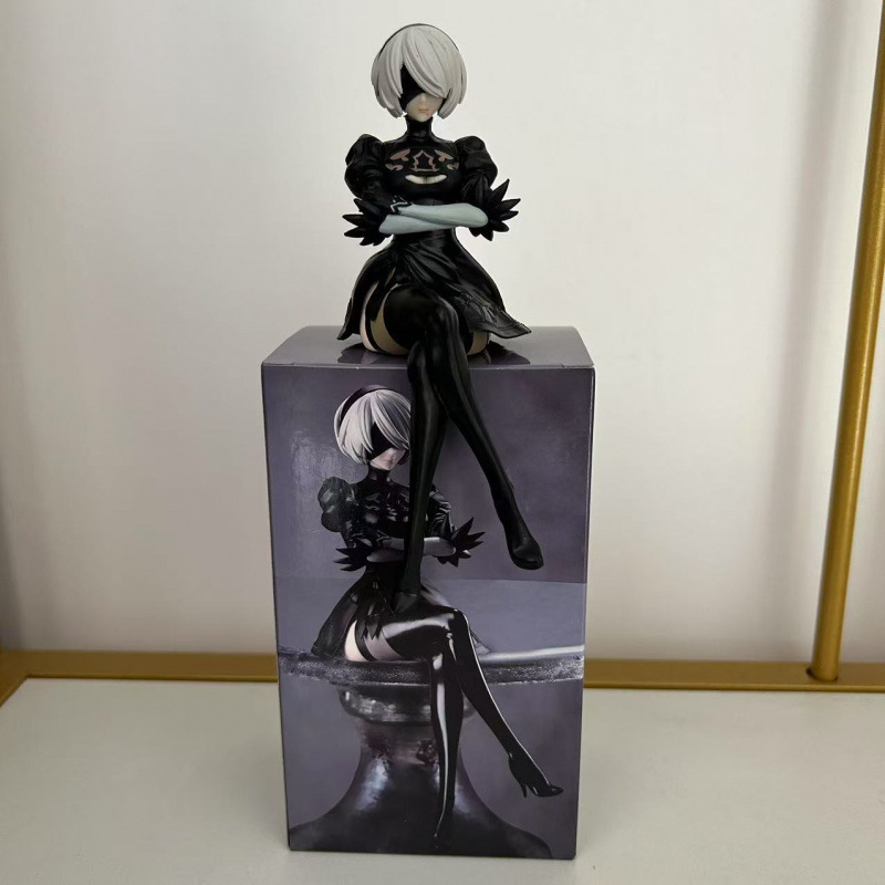 Nier Automata Automata Yorha No. 2 2B Battle Robot Instant Noodle Figurine