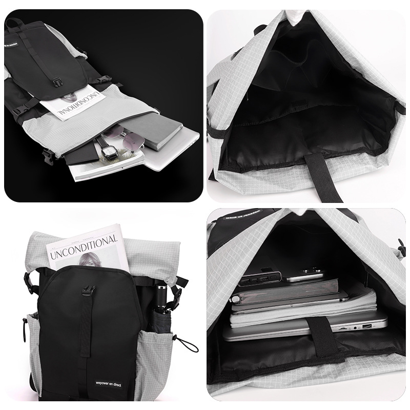 WEPOWER nuevo tipo de mochila para hombres y mujeres, mochila casual de gran capacidad, mochila para estudiantes de secundaria y secundaria