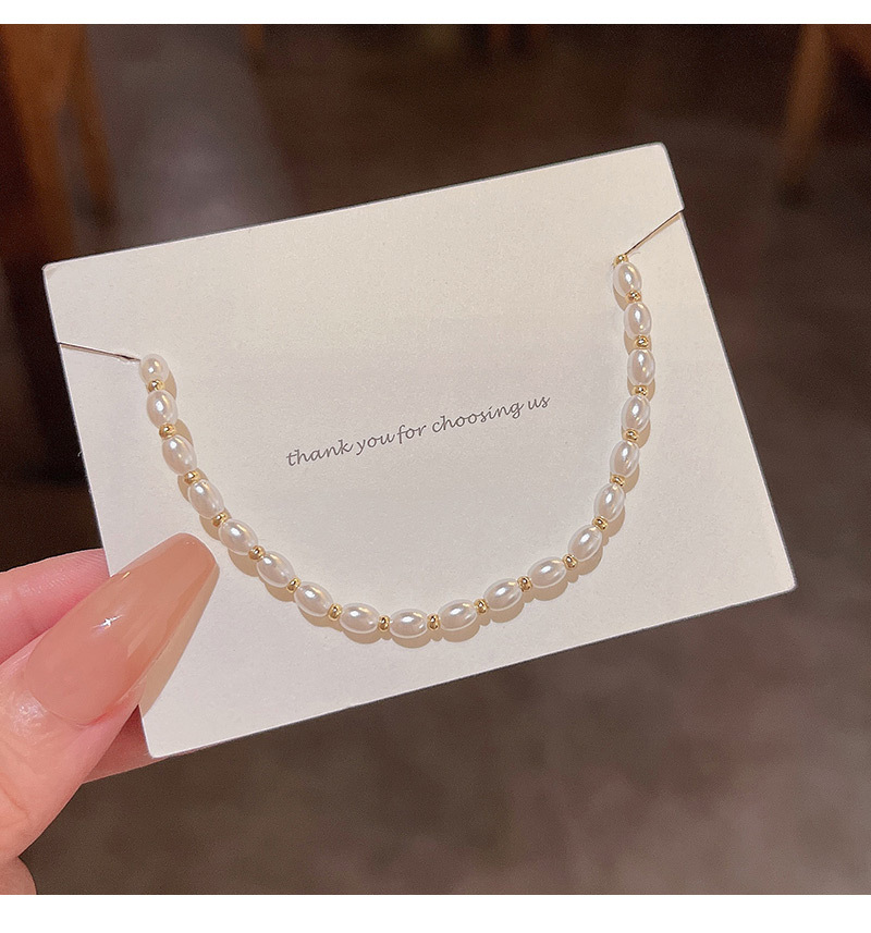 Simple Style Solid Color Imitation Pearl Bracelets