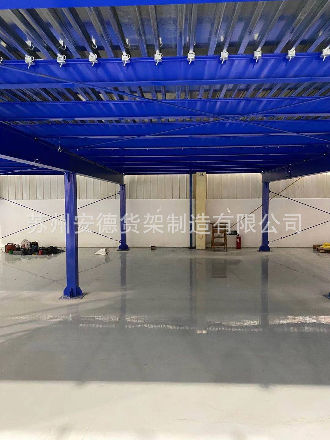大型仓库阁楼平台苏州厂家厂房钢结构阁楼可拆卸钢架平台室内-阿里巴巴