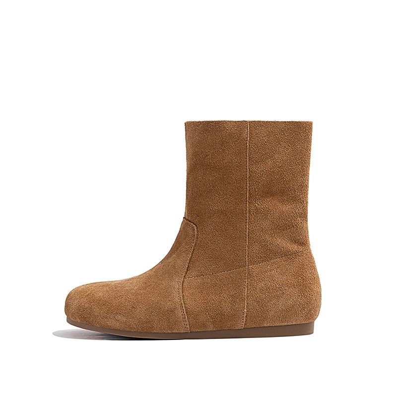 Herbst Single-Boot All-in-One Ärmel flache Retro Stiefel_voghion.com