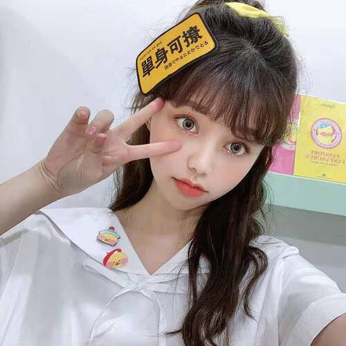 Magic stickers for girls, funny and indifferent posts, facial washing artifact, hair posts, cute personalized text, magic bangs stickers