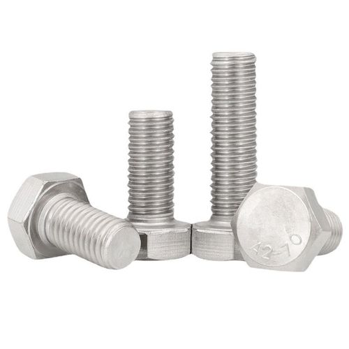 Factory direct sale 2205 stainless steel hexagonal external screw full thread M6 M8 M10 M12 M14 M16
