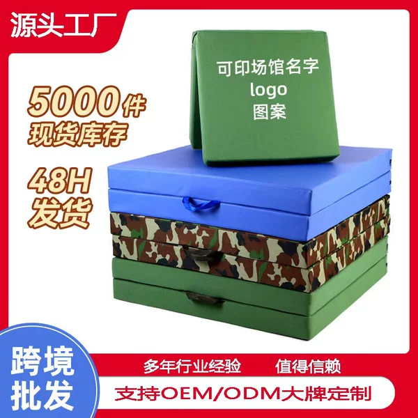 Sit-Up Mat, Gymnastics Mat for Students' High School Entrance Exam, Foldable Jump-High Sponge Mat, Dance Mat, Practice Training Mat