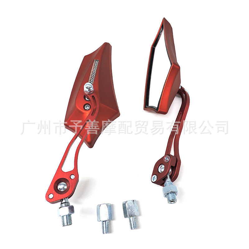 Sh-2217 Motorcycle Electric Scooter Ghost Fire Qiaoge Series Modified Rearview Mirror Accessories Retro Style Mirrors