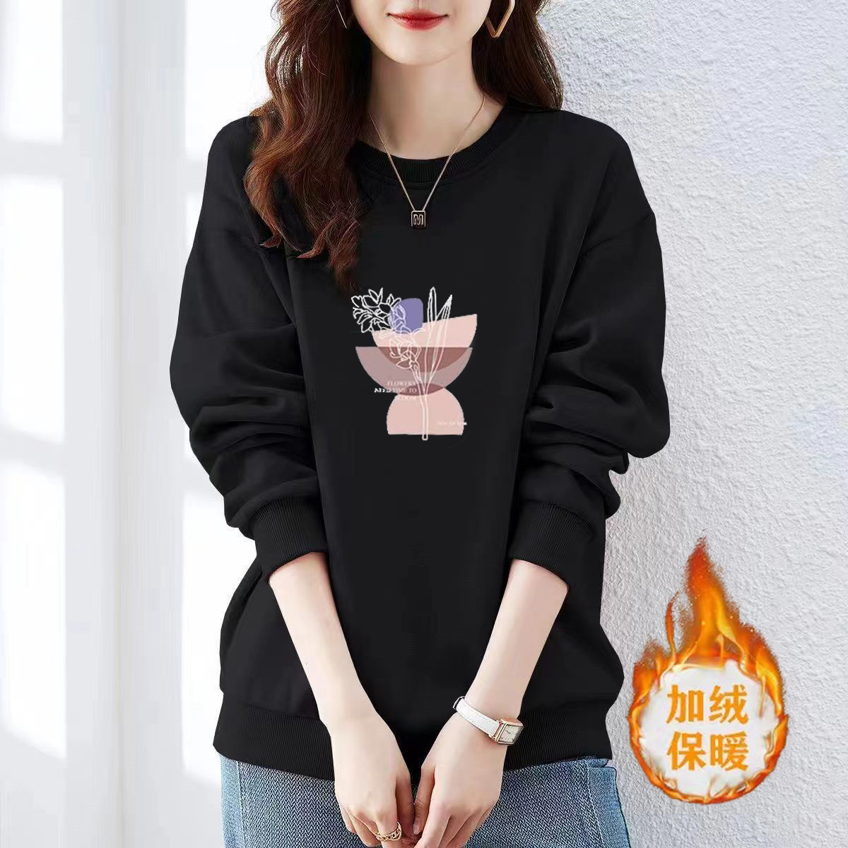 블랙 [벨벳 및 두꺼운]