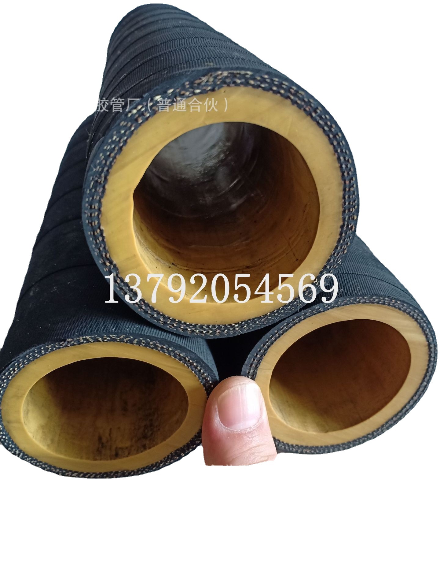 永利胶管供应51mm57mm64mm橡胶喷砂管矿用耐磨耐压钢丝编织喷浆管