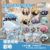 Seventeen [Includes 10 badges + 10 protective cases]