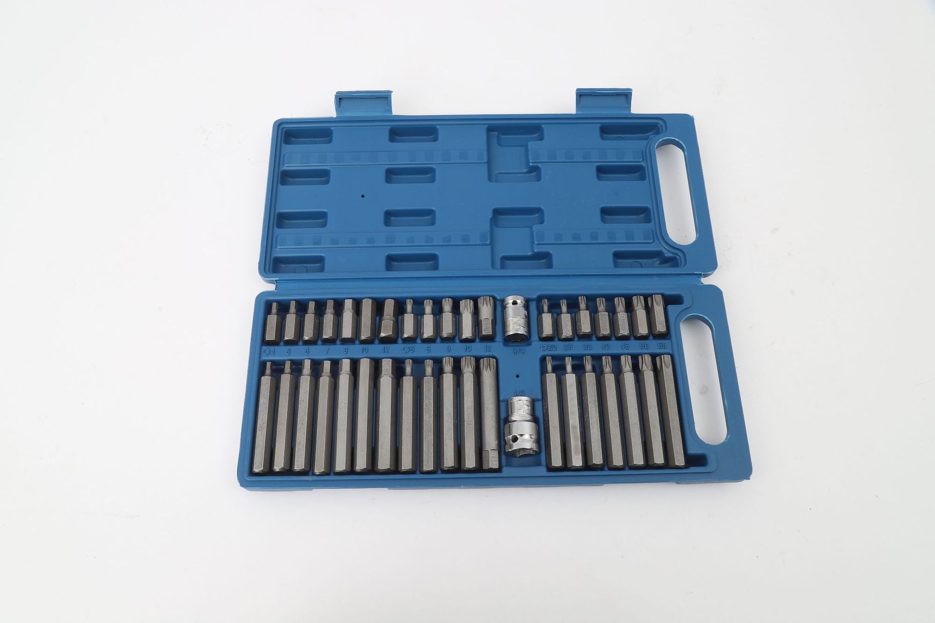 Juego de 40 puntas de destornillador – set de herramientas con llave hexagonal y adaptadores