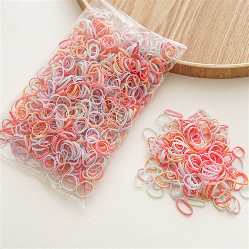 Simple Style Solid Color Rubber Band Handmade Hair Tie display picture 5