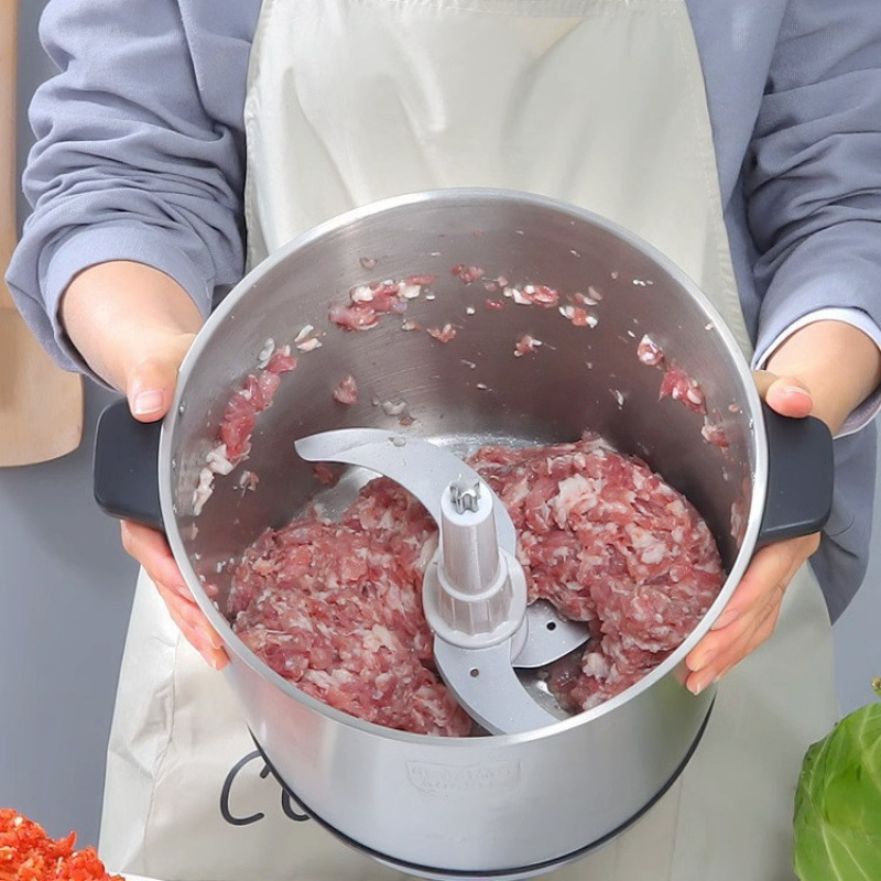 德牌新款商用绞肉机瓦大功率家用肉泥机大容量搅菜辣椒酱|undefined