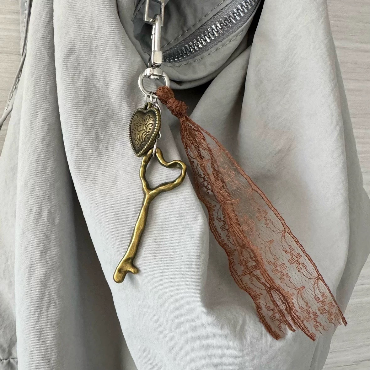 Retro, Classic Style Style 1 Piece Alloy Heart Shape Key Bag Charms