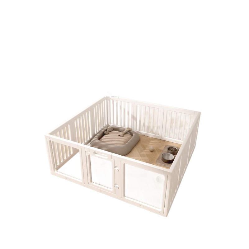 Valla transfronteriza para mascotas, barrera de aislamiento, jaula para perros, corral para gatos y perros pequeños, medianos y grandes, desmontable.