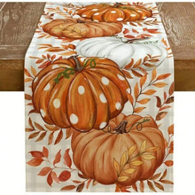 W 37023 Christmas cartoon table runner ʥ����ͨ����羳